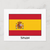 Spanien (Spanische Flagge) Postkarte (Vorderseite)