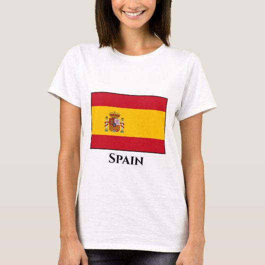 Spanien (Spanische Flagge) T-Shirt (Vorderseite)