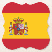 Spanien (Spanische Flagge) Untersetzer (Vorderseite)
