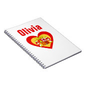 Spanien/spanisches Flagge-inspiriertes Notizblock (Rechte Seite)