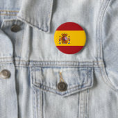 Spanien-Staatsflagge-Knopf Button (Beispiel)