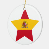 Spanien-Stern Keramik Ornament (Links)