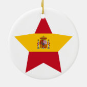 Spanien-Stern Keramik Ornament (Hinten)