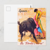 Spanien, Stierkampfarena Postkarte (Vorne/Hinten)