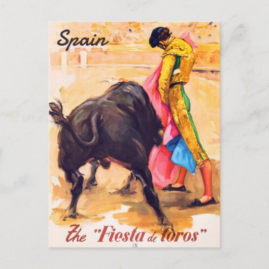 Spanien, Stierkampfarena Postkarte (Vorderseite)