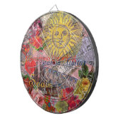 Spanien Sunshine Spanish Travel Art Dartscheibe (Vorderseite rechts)