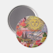 Spanien Sunshine Spanish Travel Art Magnet (Vorderseite/Rückseite)