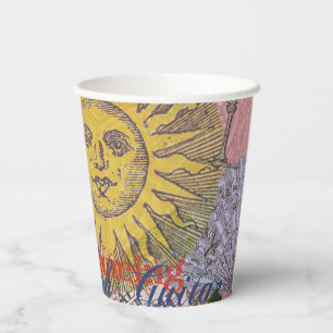 Spanien Sunshine Spanish Travel Art Pappbecher