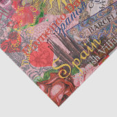 Spanien Sunshine Spanish Travel Art Seidenpapier (Ausschnitt)