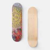 Spanien Sunshine Spanish Travel Art Skateboard (Vorderseite)