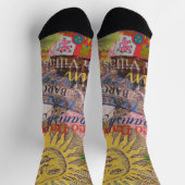 Spanien Sunshine Spanish Travel Art Socken (Oben)