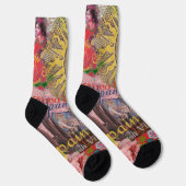 Spanien Sunshine Spanish Travel Art Socken (Rechts)