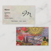 Spanien Sunshine Spanish Travel Art Visitenkarte (Vorne/Hinten)