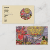 Spanien Sunshine Spanish Travel Art Visitenkarte (Vorne/Hinten)