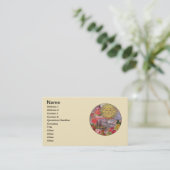 Spanien Sunshine Spanish Travel Art Visitenkarte (Stehend Vorderseite)