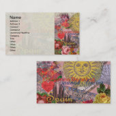 Spanien Sunshine Spanish Travel Art Visitenkarte (Vorne/Hinten)