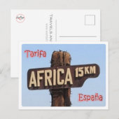 Spanien - Tarifa - Unterzeichnung - Postkarte (Vorne/Hinten)