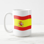 Spanien Tasse der Flagge (Links)