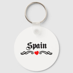 Spanien Tattoo-Stil Schlüsselanhänger