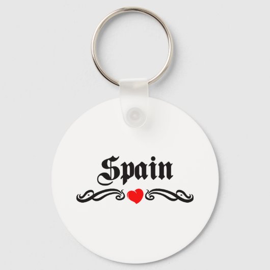 Spanien Tattoo Style Schlüsselanhänger (Vorderseite)