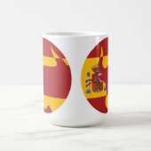 Spanien Taurus Nationale Tierflagge Kaffeetasse (Mittel)