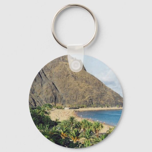 Spanien, Teneriffa Beach Schlüsselanhänger (Vorderseite)