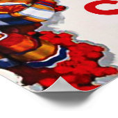 Spanien, traditioneller Tanz, Frau, Vintage Poster (Ecke)