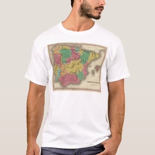 Spanien u. Portugal T-Shirt (Vorderseite)