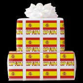 Spanien und die spanische Flagge Geschenkpapier