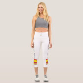 Spanien und die spanische Flagge Personalisiert Capri Leggings (Vorderseite)