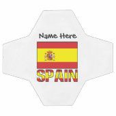 Spanien und die spanische Flagge Personalisiert Fußball (Flach)
