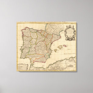 Spanien und Portugal 16 Leinwanddruck