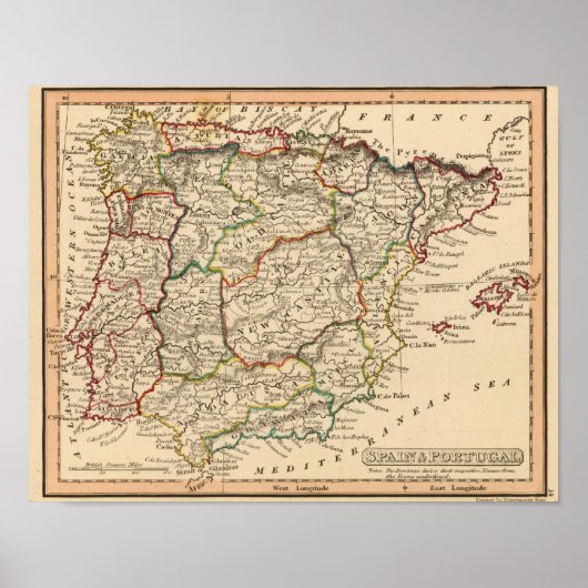 Spanien und Portugal 16 Poster (Vorne)