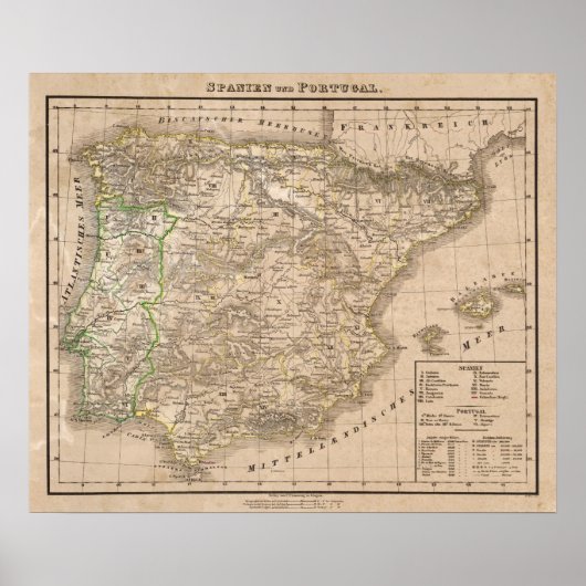 Spanien und Portugal 20 Poster (Vorne)
