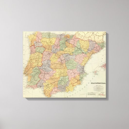 Spanien und Portugal 2 Leinwanddruck (Vorderseite)