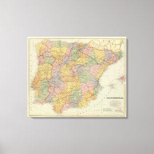 Spanien und Portugal 2 Leinwanddruck