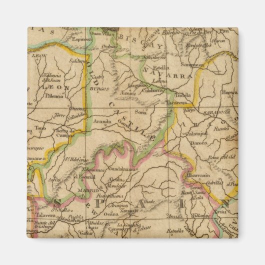 Spanien und Portugal 4 Magnet (Vorne)