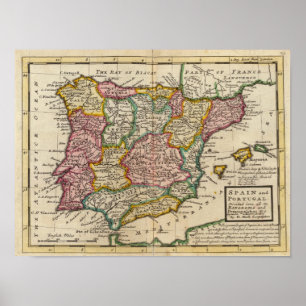 Spanien und Portugal 6 Poster