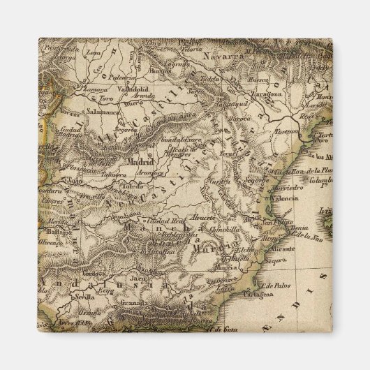 Spanien und Portugal 8 Magnet (Vorne)