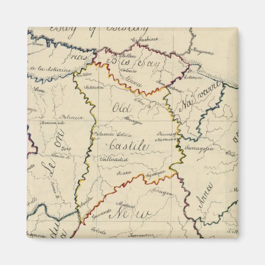 Spanien und Portugal 8 Magnet (Vorne)