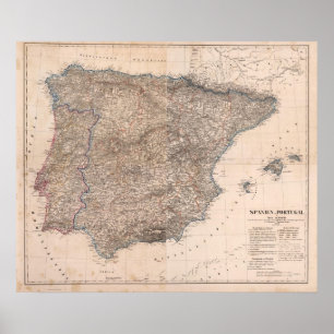 Spanien und Portugal 8 Poster
