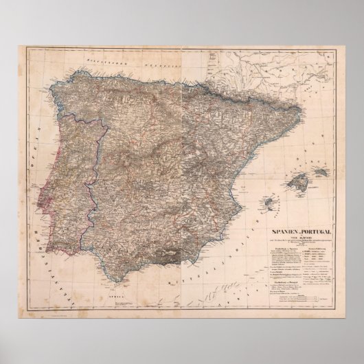 Spanien und Portugal 8 Poster (Vorne)