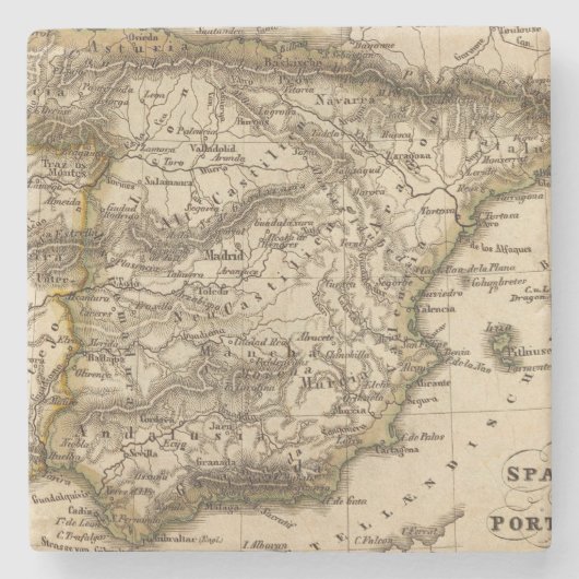 Spanien und Portugal 8 Steinuntersetzer (Vorderseite)