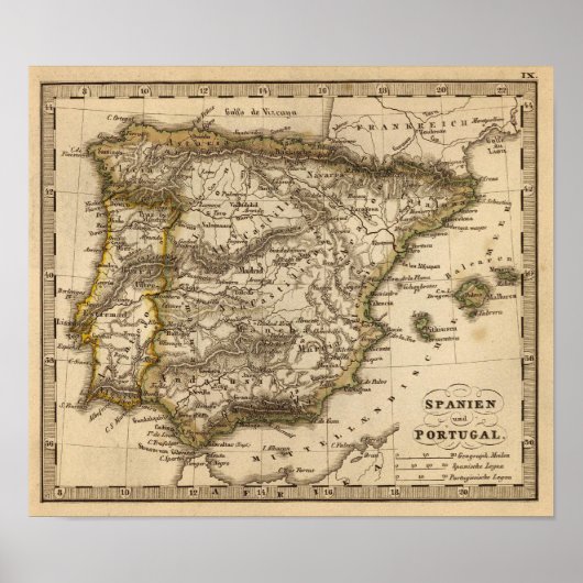 Spanien und Portugal 9 Poster (Vorne)