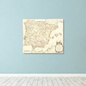 Spanien und Portugal Leinwanddruck (Insitu (Holzboden))