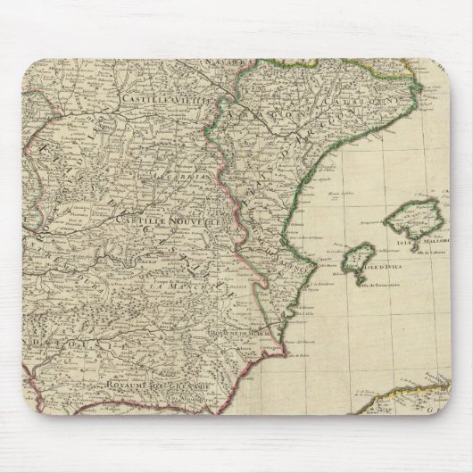 Spanien und Portugal Mousepad (Vorne)