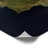 Spanien und Portugal Poster (Ecke)