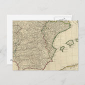 Spanien und Portugal Postkarte (Vorne/Hinten)