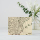 Spanien und Portugal Postkarte (Stehend Vorderseite)