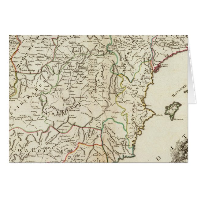 Spanien und Portugal Postwege (Vorderseite (Horizontal))